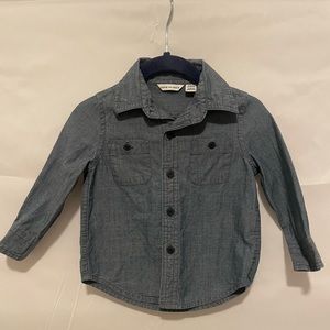 Janie and Jack Button Down Shirt 6-12M